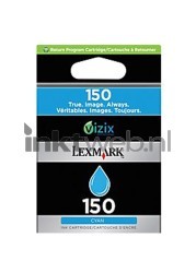 Lexmark 150 cyaan Front box