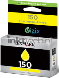 Lexmark 150 geel Front box