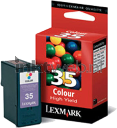 Lexmark 35XL kleur Combined box and product