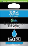 Lexmark 150XL cyaan