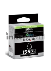 Lexmark 155XL zwart Front box