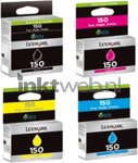 Lexmark 150 multipack BK/C/M/Y zwart en kleur
