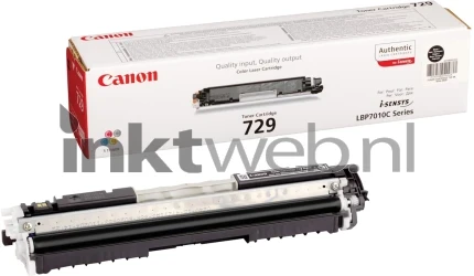 Canon 729-BK zwart Combined box and product