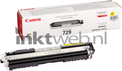 Canon 729-Y geel Combined box and product