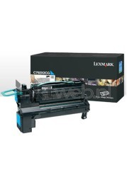Lexmark X792 cyaan Combined box and product