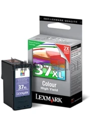 Lexmark 37XL kleur Combined box and product