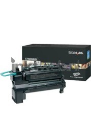 Lexmark C792 cyaan Combined box and product
