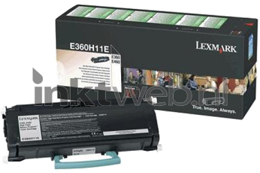 Lexmark E360, E460 zwart Combined box and product