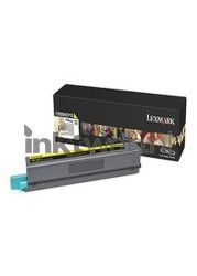 Lexmark C925 geel Combined box and product