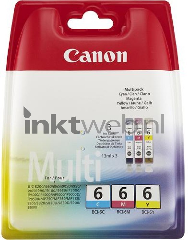 Canon BCI-6 C/M/Y kleur