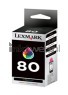 Lexmark 80 kleur voorkant doosje
