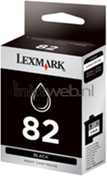 Lexmark 82 zwart Front box