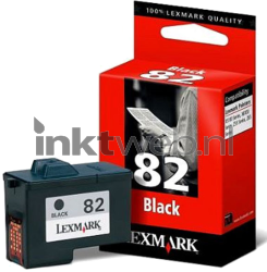 Lexmark 82 zwart Combined box and product