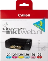Canon PGI-29 CMYPCPMR kleur Front box