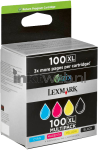 Lexmark 100XL Multipack zwart en kleur