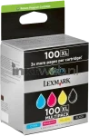 Lexmark 100XL Multipack zwart en kleur