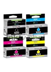 Lexmark 100 Multipack zwart en kleur Front box