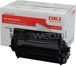 Oki B710 zwart Combined box and product
