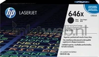 HP 646X (Sticker resten) zwart