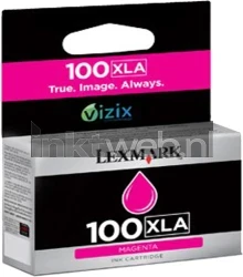 Lexmark 100XLA magenta Front box