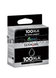 Lexmark 100XLA zwart Front box