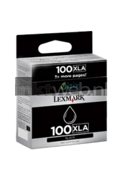 Lexmark 100XLA zwart Front box