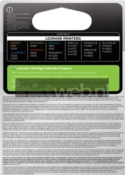 Lexmark 100XLA zwart Back box