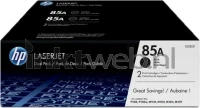 HP 85AD 2-pack (Opruiming 2 x 1-pack) zwart