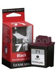 Lexmark 71 zwart Combined box and product