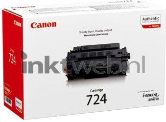 Canon 724 zwart Front box