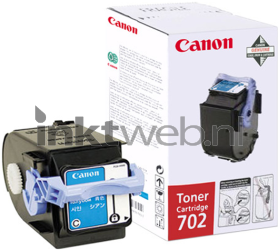Canon 702 cyaan Combined box and product
