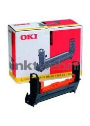 Oki 41304109 drum geel Combined box and product
