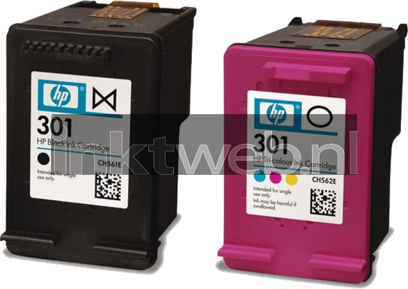 HP 301 Combo-pack zwart en kleur (Origineel)