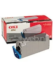 Oki 41304210 toner magenta Combined box and product