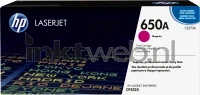 HP 650A (Sticker resten) magenta