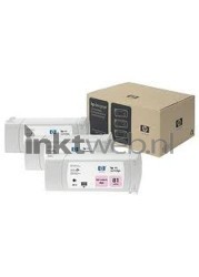 HP 81 3-Pack licht magenta Combined box and product