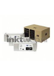 HP 81 3-pack zwart Combined box and product