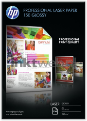 HP  Professional laser paper Glans | A4 | 150 gr/m² 150 stuks Front box