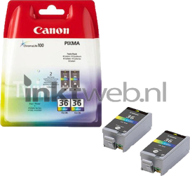 Canon CLI-36 twinpack kleur