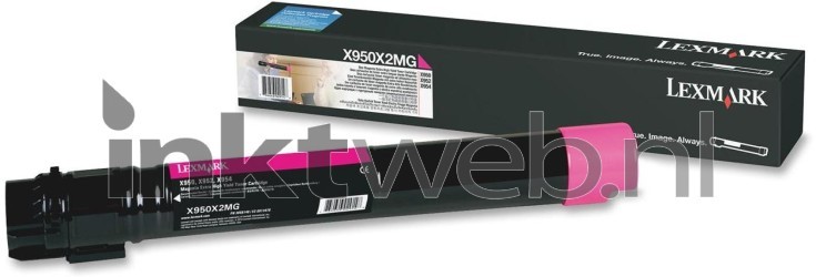 Lexmark X950X2MG magenta Combined box and product