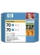 HP 70 duopack cyaan (Origineel)