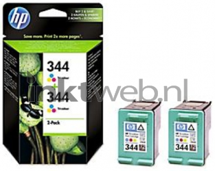 HP 344 Twinpack kleur Combined box and product
