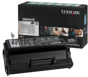 Lexmark 08A0478 zwart Combined box and product