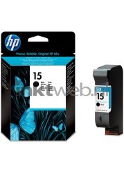 HP 15 zwart Front box