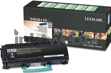 Lexmark X463A11G zwart Combined box and product