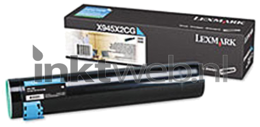 Lexmark X945X2CG cyaan Combined box and product