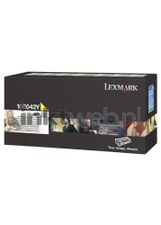 Lexmark 10B042Y geel Front box