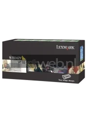 Lexmark 10B042Y geel Front box