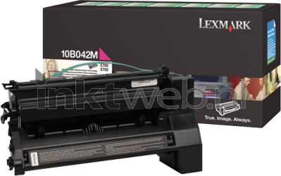 Lexmark 10B042M magenta Combined box and product