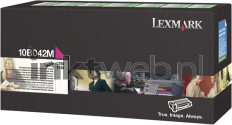 Lexmark 10B042M magenta Front box